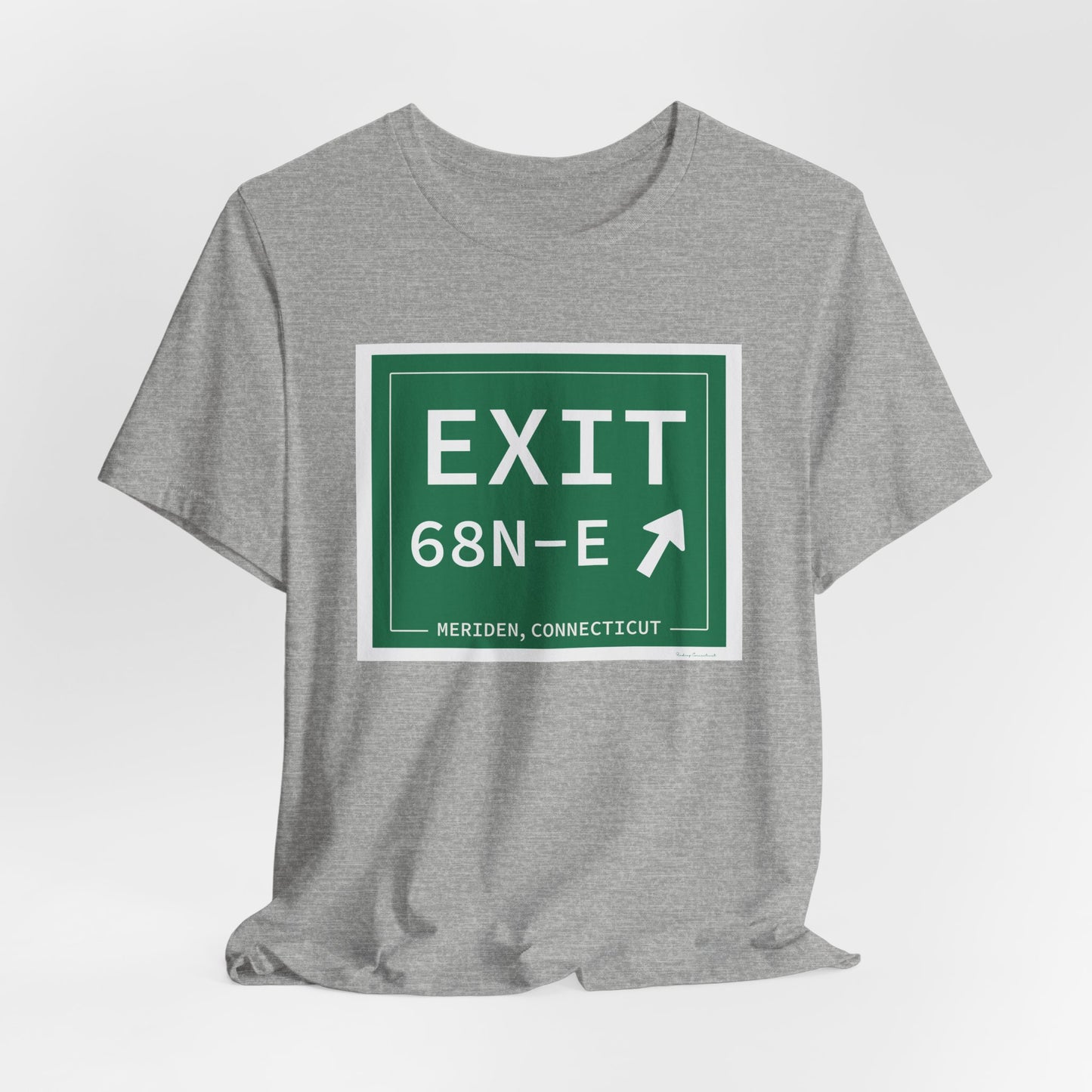 Vintage Exit 68N-E WCP Sign Unisex Jersey Short Sleeve T-Shirt