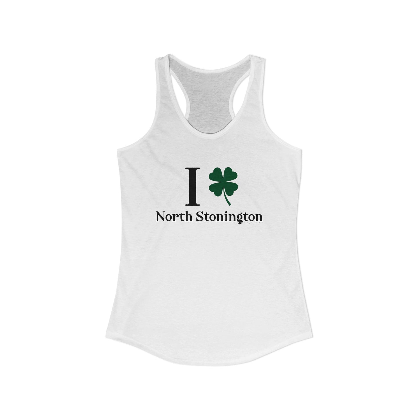 I Clover North Stonington Women's Ideal Racerback Tank Top