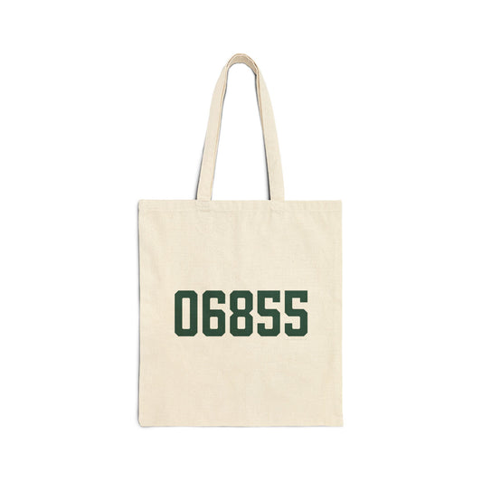 06855 Norwalk Connecticut Zip Code Cotton Canvas Tote Bag