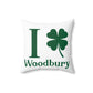 I Clover Woodbury Spun Polyester Square Pillow