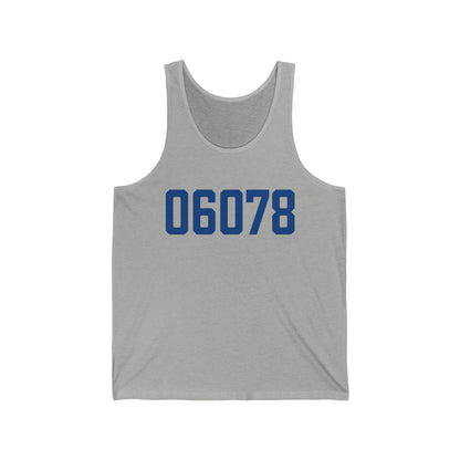 06078 Suffield Connecticut Zip Code Unisex Jersey Tank Top