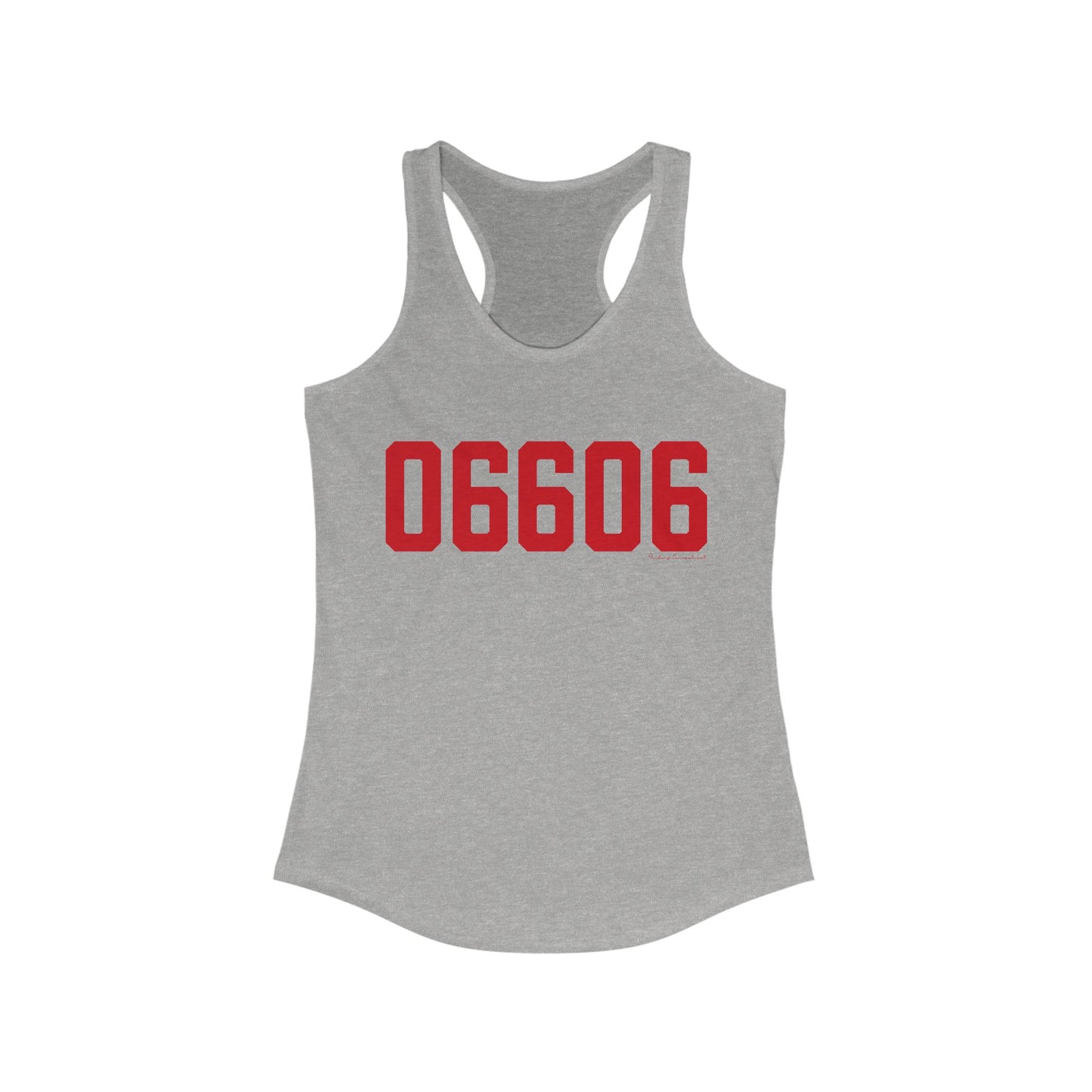 06606 Bridgeport Connecticut Zip Code Women's Ideal Racerback Tank Top