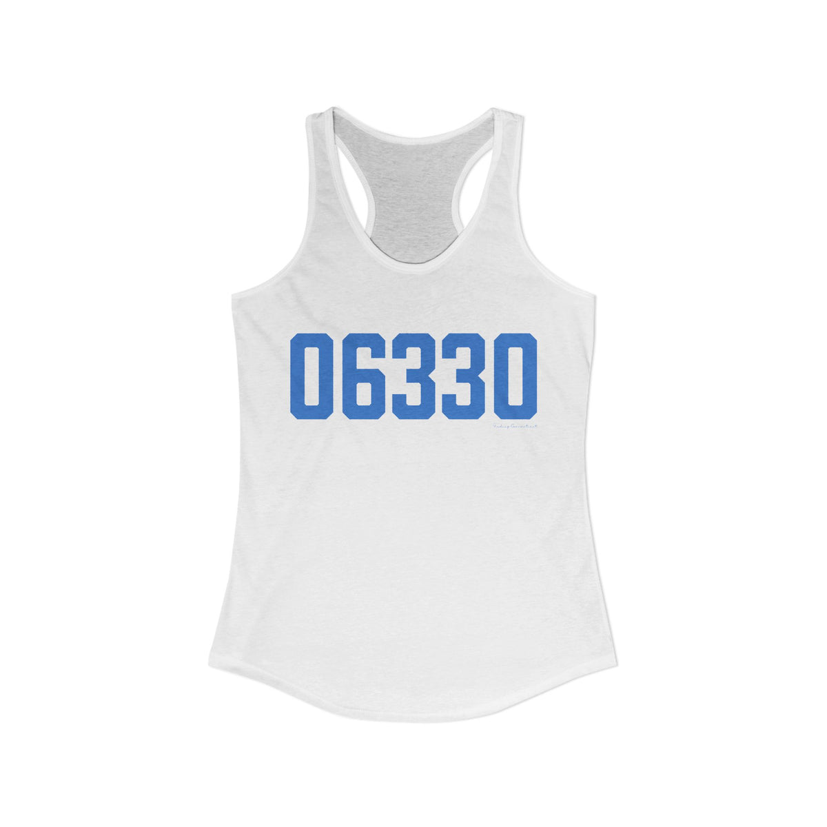 06330 Sprague Connecticut Zip Code Women's Ideal Racerback Tank Top
