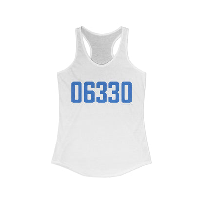 06330 Sprague Connecticut Zip Code Women's Ideal Racerback Tank Top