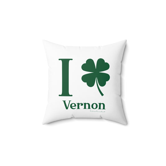 I Clover Vernon Spun Polyester Square Pillow