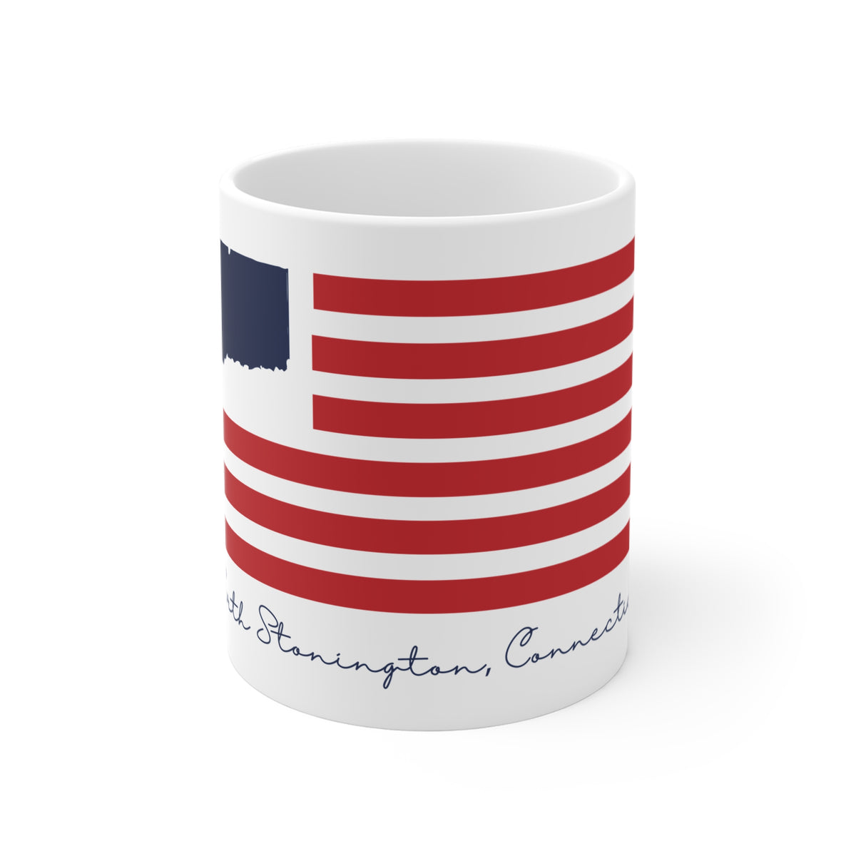 North Stonington Connecticut Flag Mug 11oz