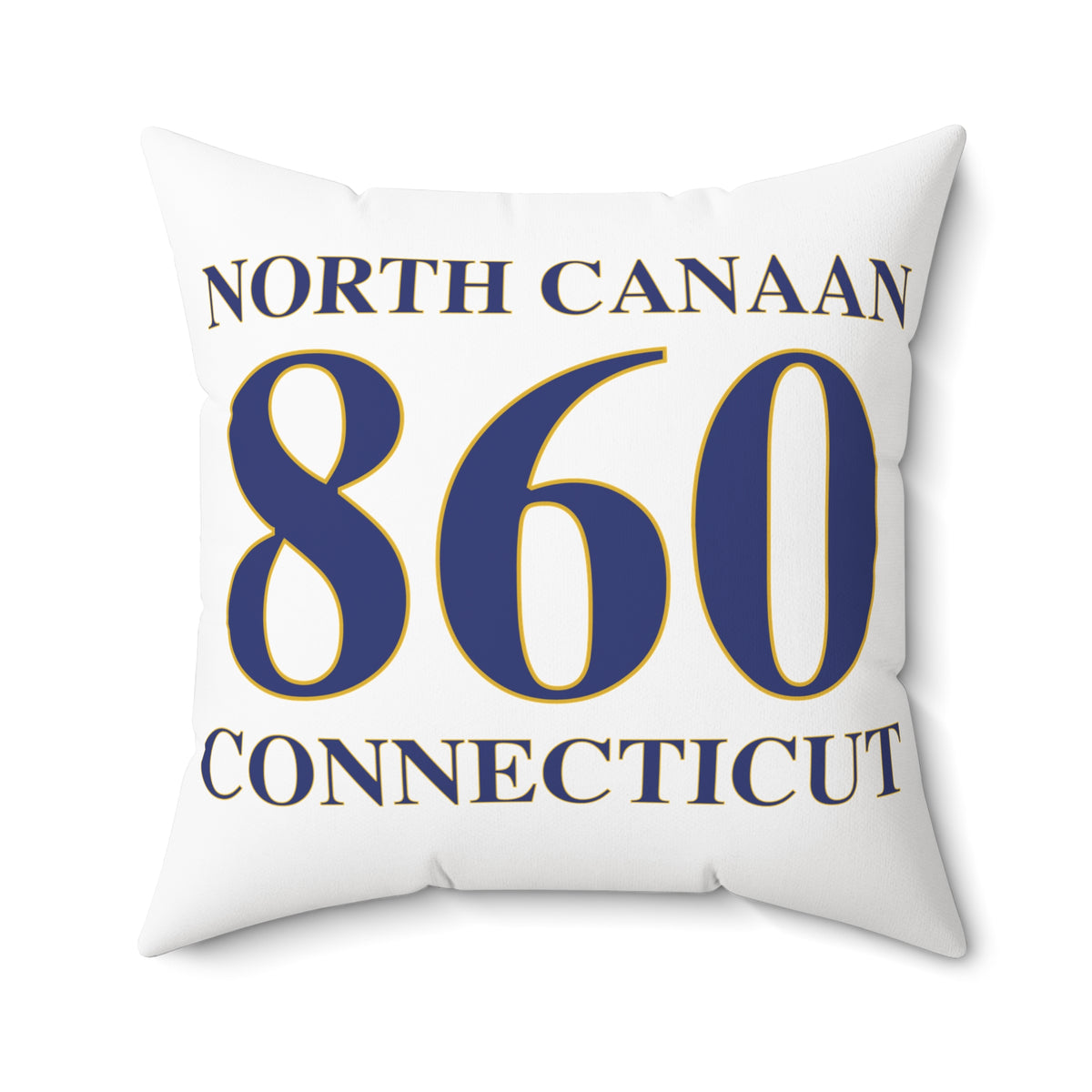 North Canaan 860 Connecticut Polyester Square Pillow