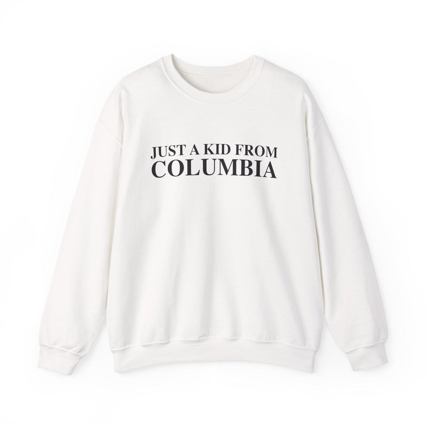 Just a kid from Columbia Unisex Heavy Blend™ Crewneck Sweatshirt