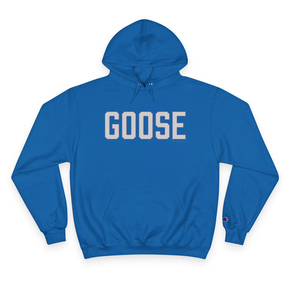 Goose Zip Code Gray & Purple Champion Hoodie