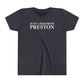 Just a kid from Preston Youth Short Sleeve T-Shirt