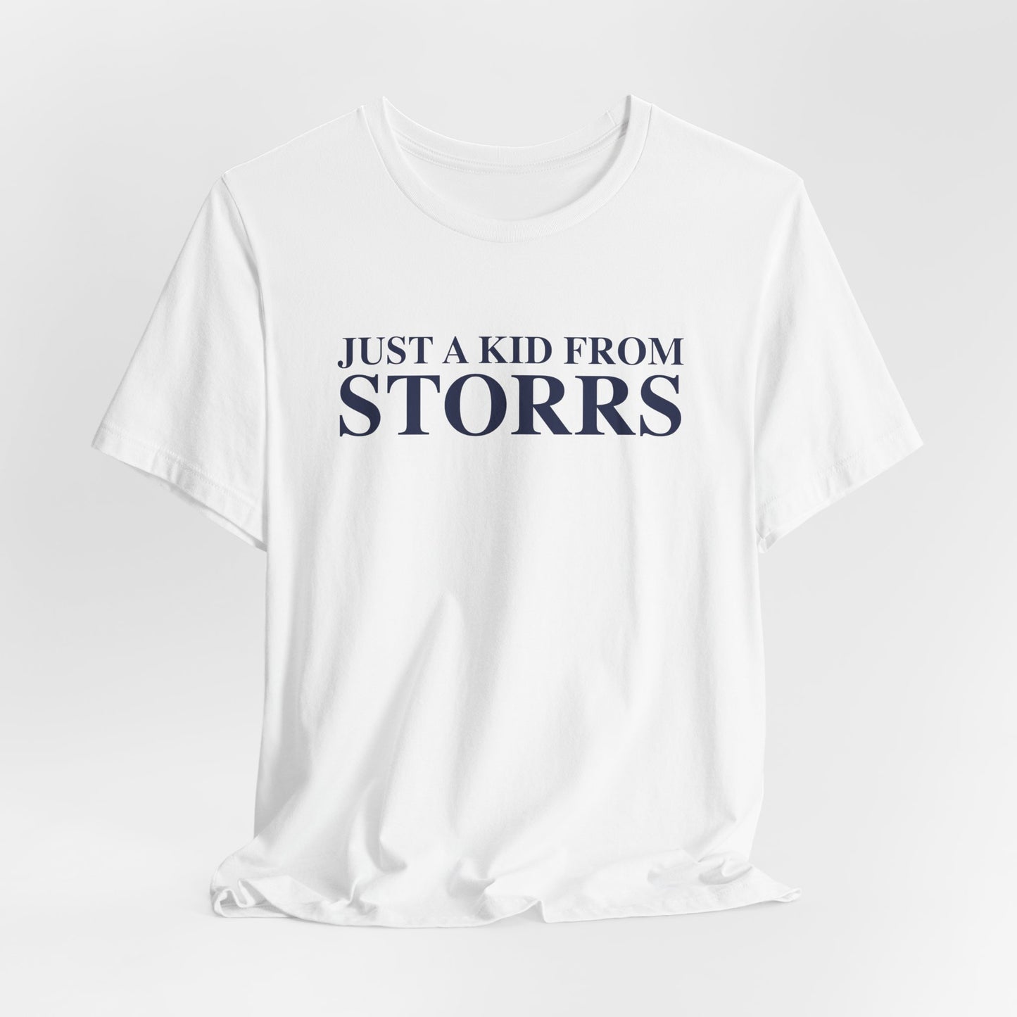 Just a kid from Storrs Unisex Jersey Short Sleeve T-Shirt