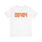 06484 Shelton Connecticut Zip Code Unisex Jersey Short Sleeve T-Shirt