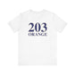 203 Orange Unisex Jersey Short Sleeve T-Shirt