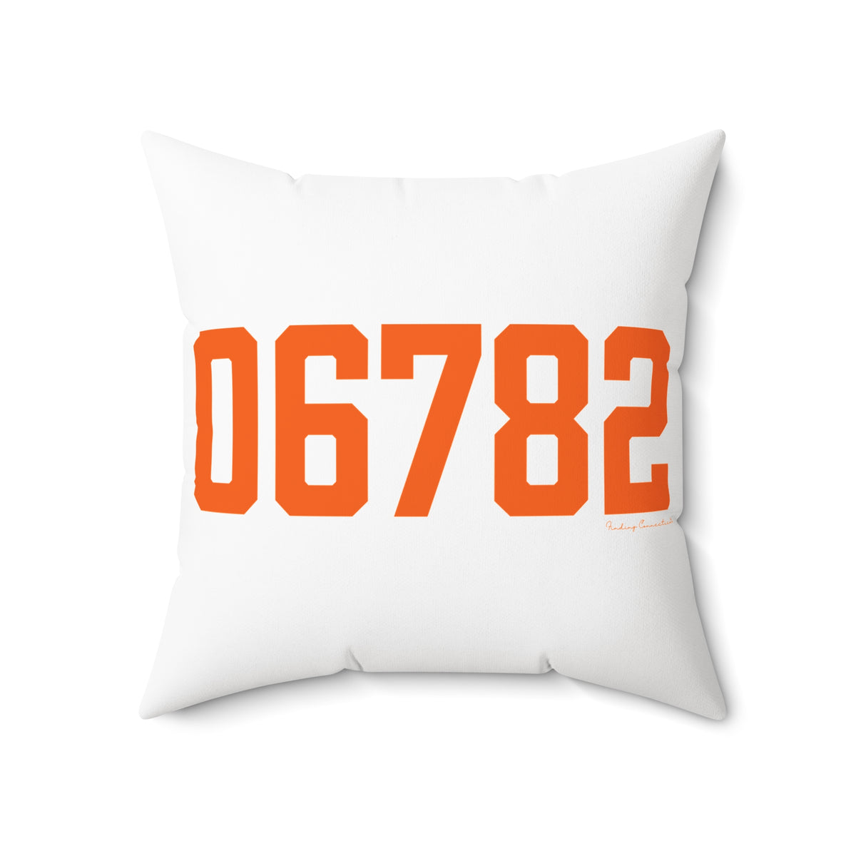 06782 Plymouth Connecticut Zip Code Polyester Square Pillow