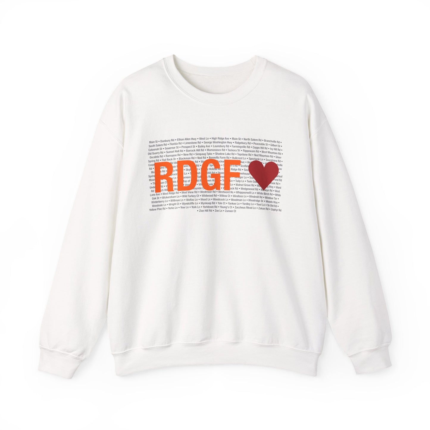 Ridgefield Love Unisex Heavy Blend™ Crewneck Sweatshirt