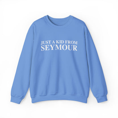 Just a kid from Seymour Unisex Heavy Blend™ Crewneck Sweatshirt