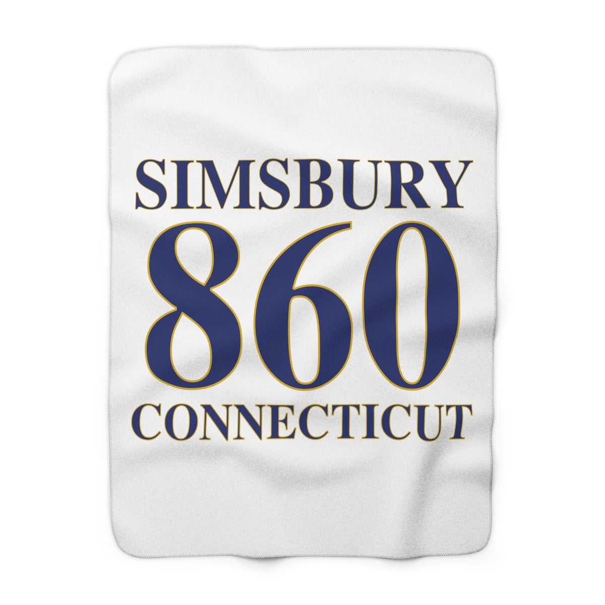 Simsbury 860 Connecticut Sherpa Fleece Blanket