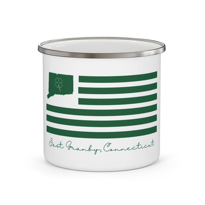 East Granby Connecticut St. Patrick’s Day Flag Enamel Camping Mug