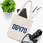 06470 Newtown Connecticut Zip Code Organic Canvas Tote Bag