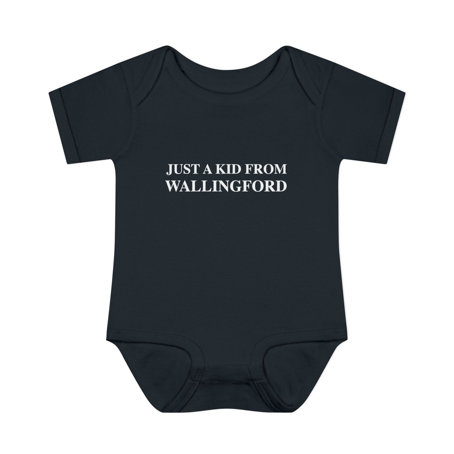 Just a kid from Wallingford Infant Baby Rib Bodysuit