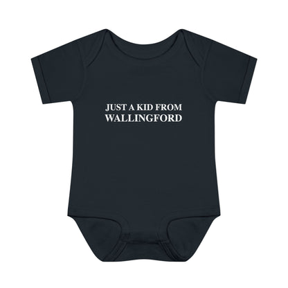 Just a kid from Wallingford Infant Baby Rib Bodysuit