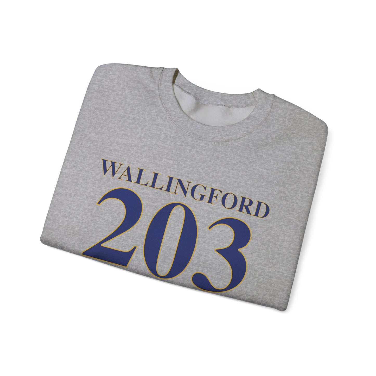 Wallingford 203 Connecticut Unisex Heavy Blend™ Crewneck Sweatshirt