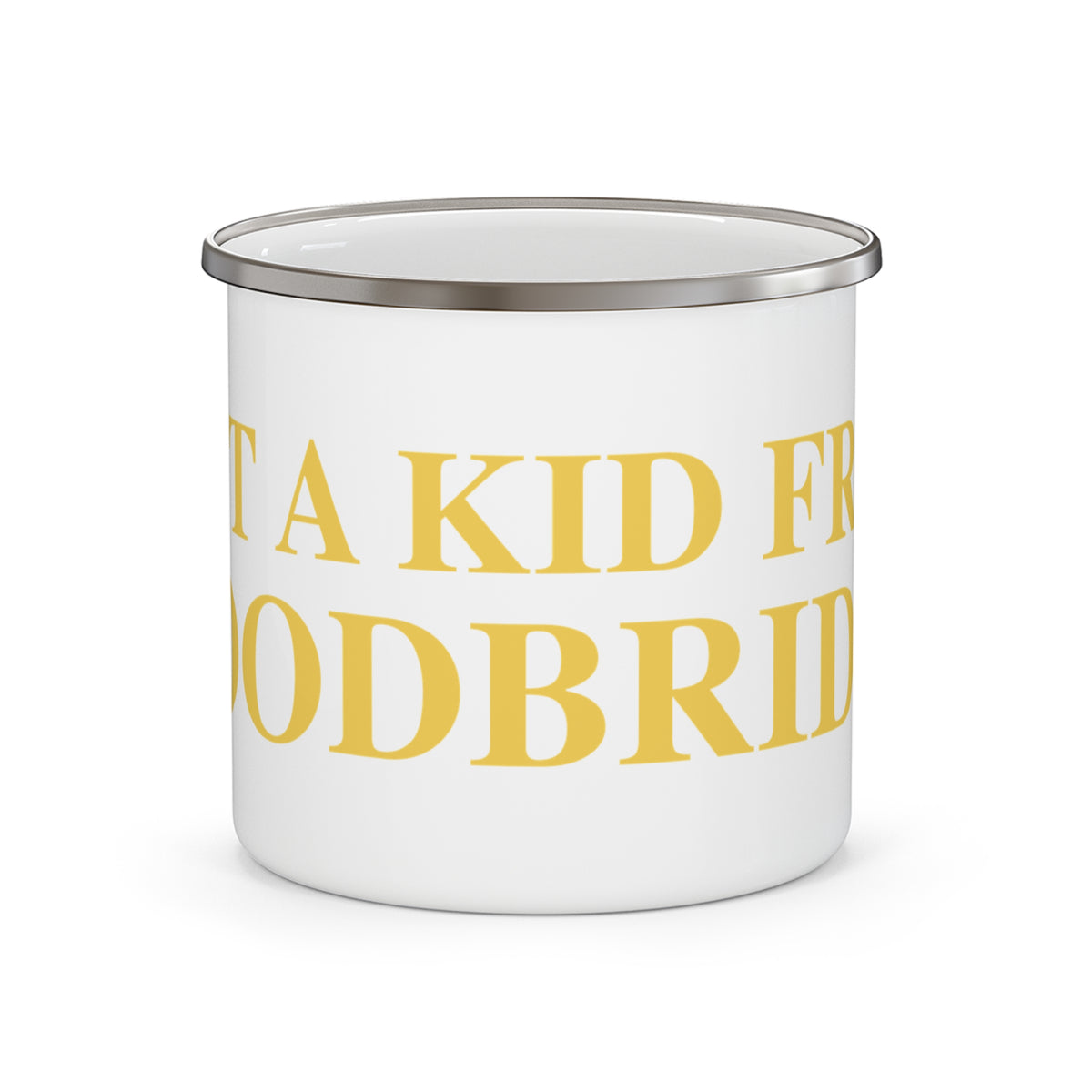 Just a kid from Woodbridge Enamel Camping Mug