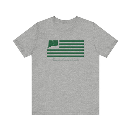 Goshen Connecticut St. Patrick’s Day Flag Unisex Jersey Short Sleeve T-Shirt