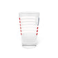 Deep River Connecticut Flag Pint Glass, 16oz