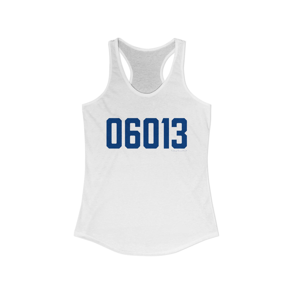 06013 Burlington Connecticut Zip Code Women's Ideal Racerback Tank Top