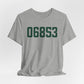 06853 Norwalk Connecticut Zip Code Unisex Jersey Short Sleeve T-Shirt