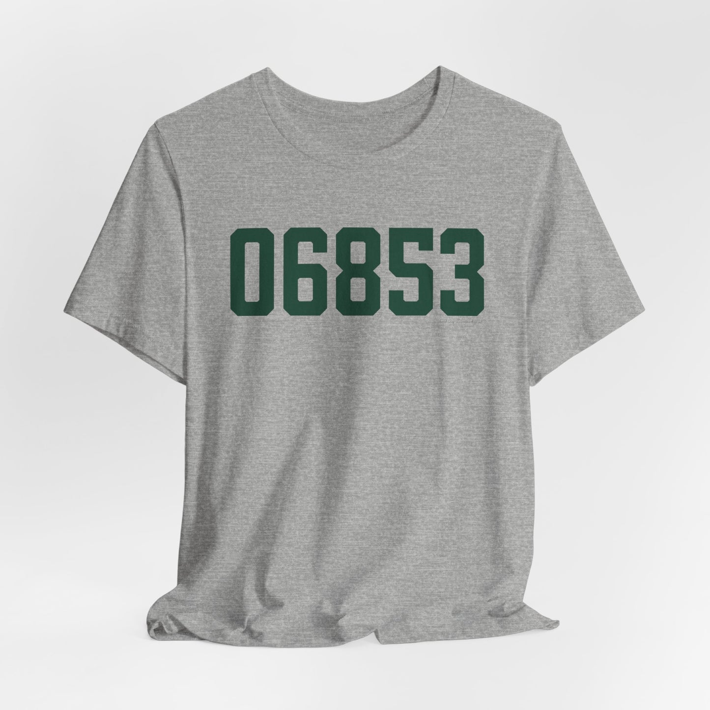 06853 Norwalk Connecticut Zip Code Unisex Jersey Short Sleeve T-Shirt