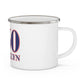 860 Brooklyn Red, White & Blue Enamel Camping Mug