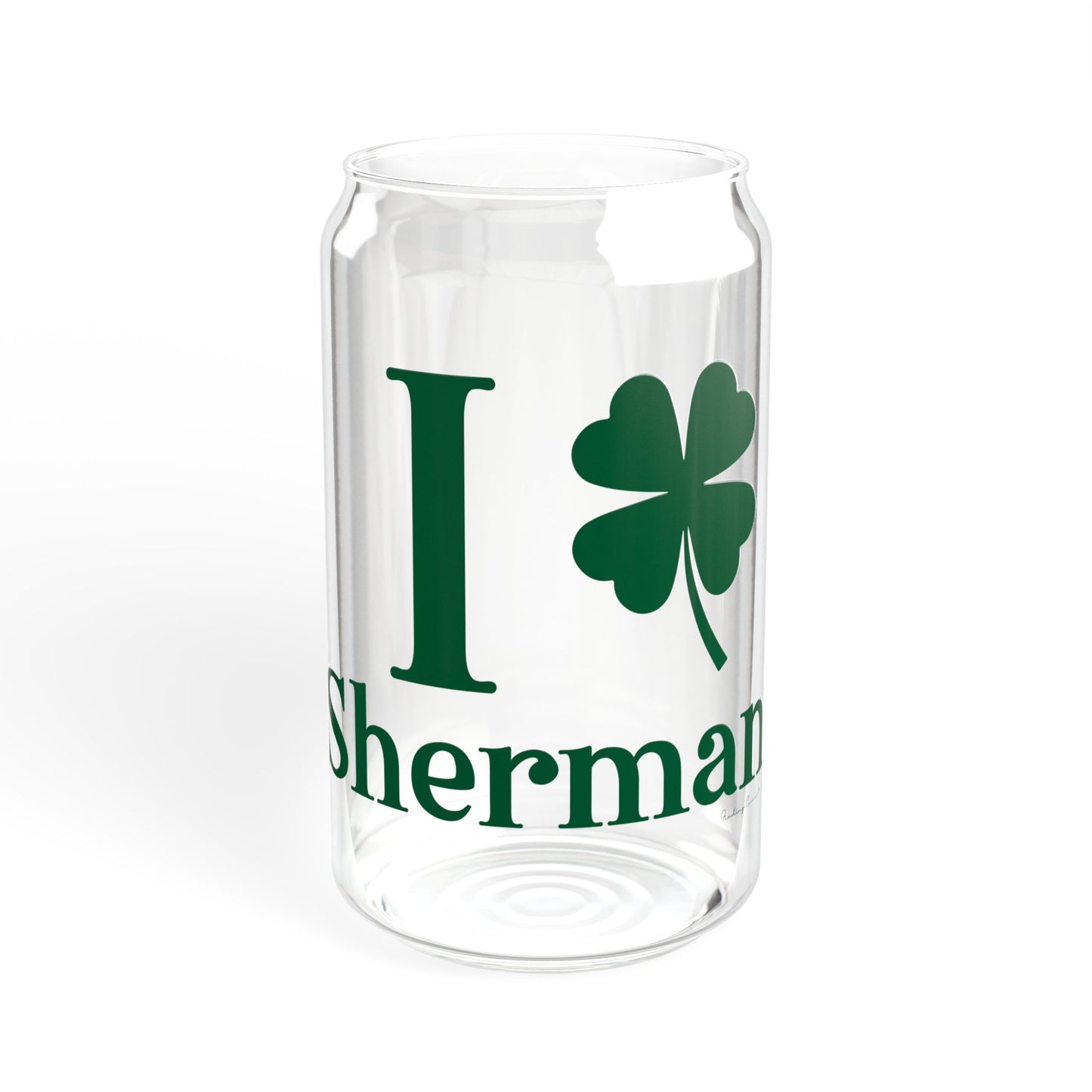 I Clover Sherman Sipper Glass, 16oz
