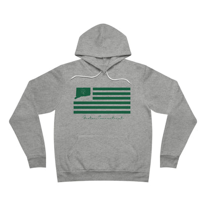 Groton Connecticut St Patrick’s Day Flag Unisex Sponge Fleece Pullover Hoodie