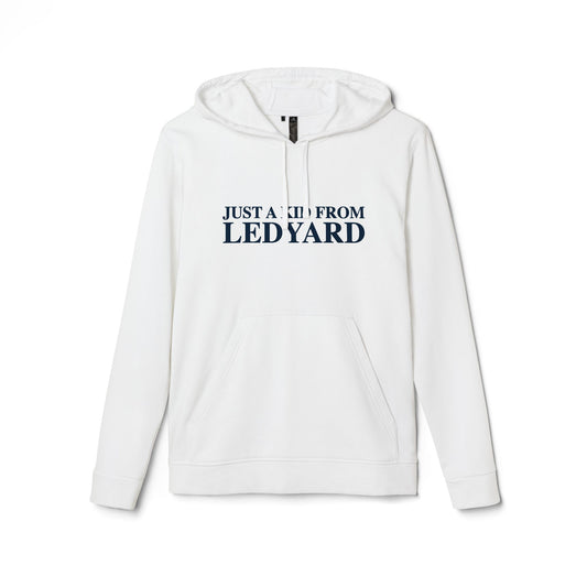 Just a kid from Ledyard adidas Unisex Fleece Hoodie