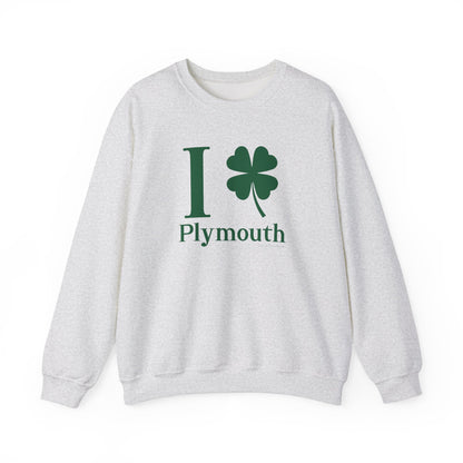 I Clover Plymouth Unisex Heavy Blend™ Crewneck Sweatshirt