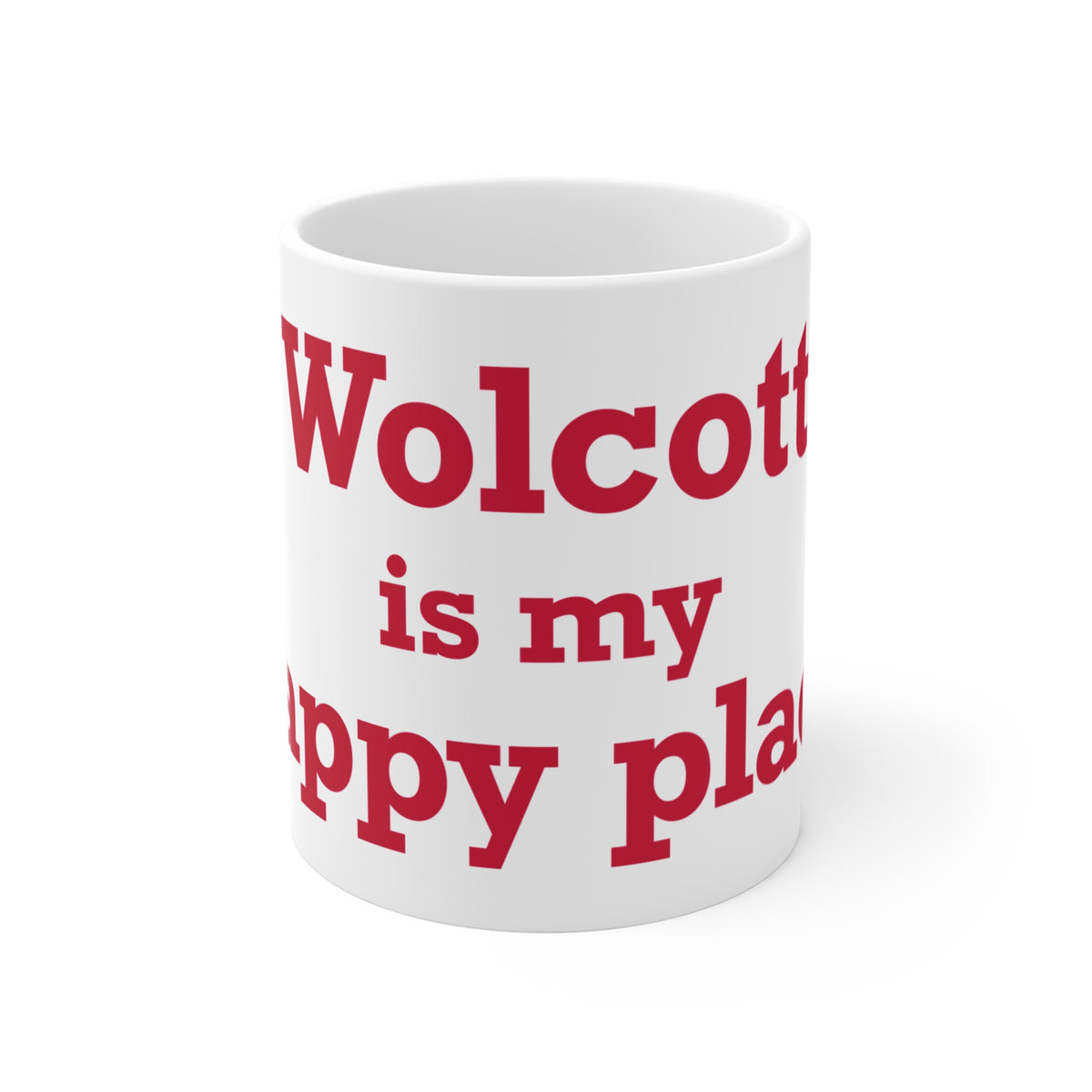 Wolcott is My Happy Place Mug 11oz