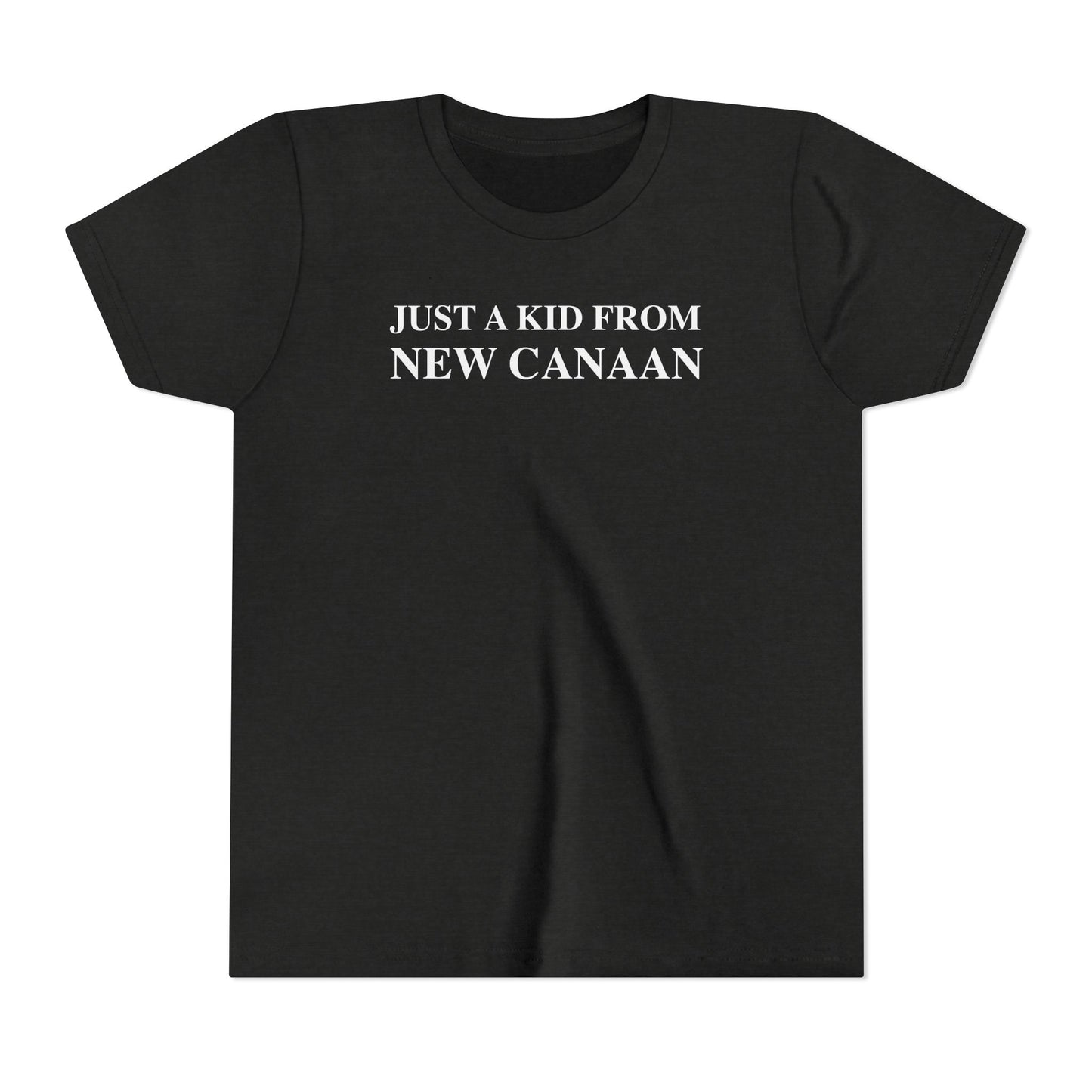 Just a kid from New Canaan Youth Short Sleeve Tee