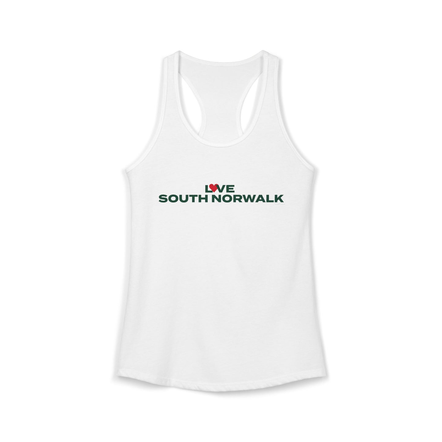 Love South Norwalk Women's Ideal Racerback Tank Top