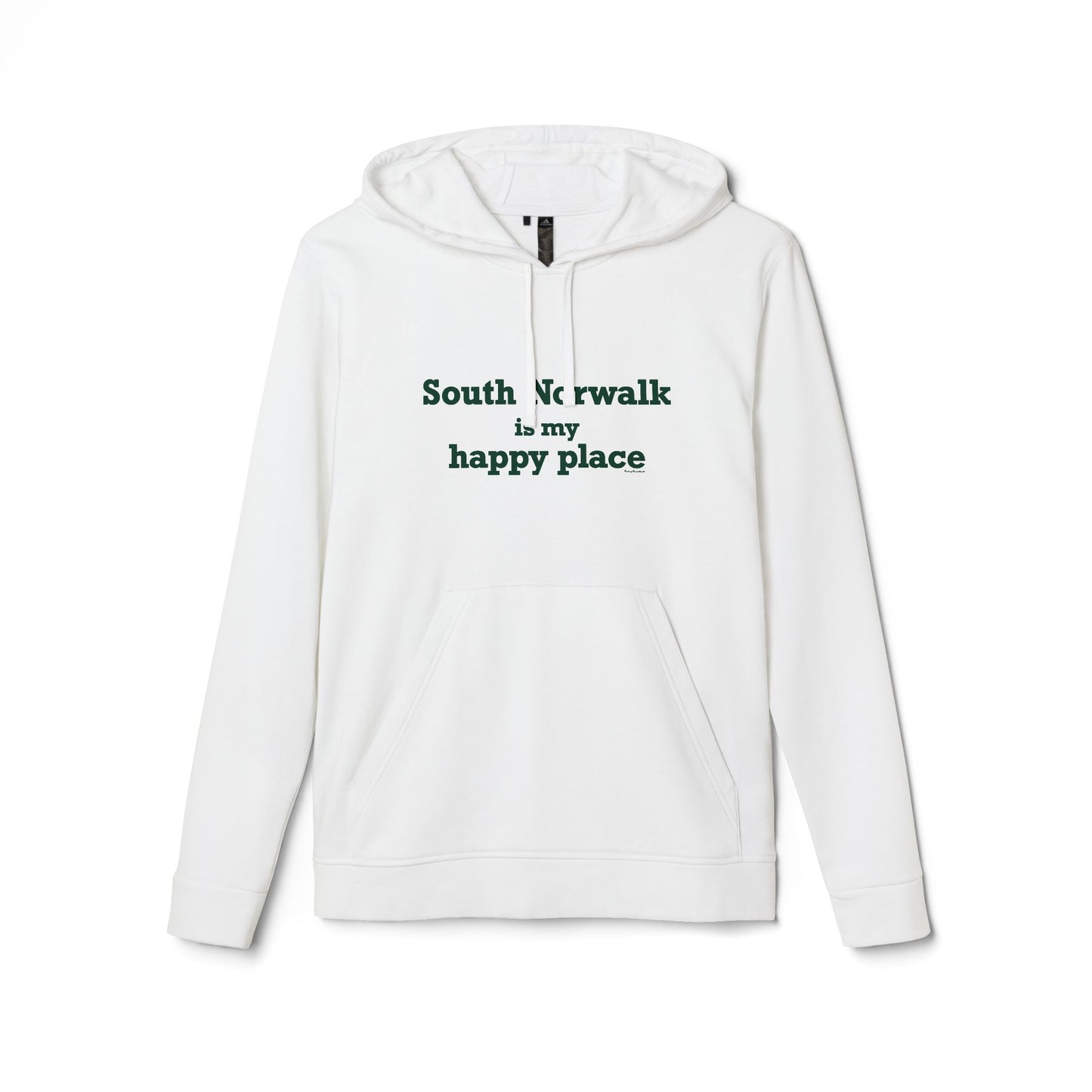 South Norwalk is My Happy Place adidas Unisex Fleece Hoodie
