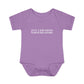 Just a kid from North Branford Infant Baby Rib Bodysuit