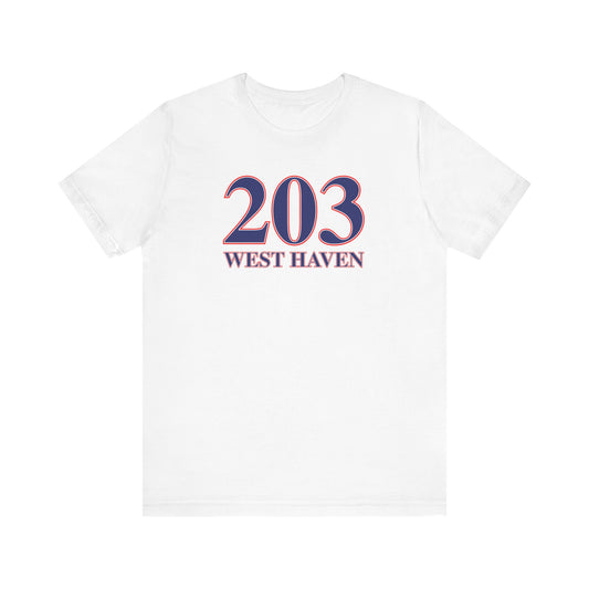 203 West Haven Unisex Jersey Short Sleeve T-Shirt