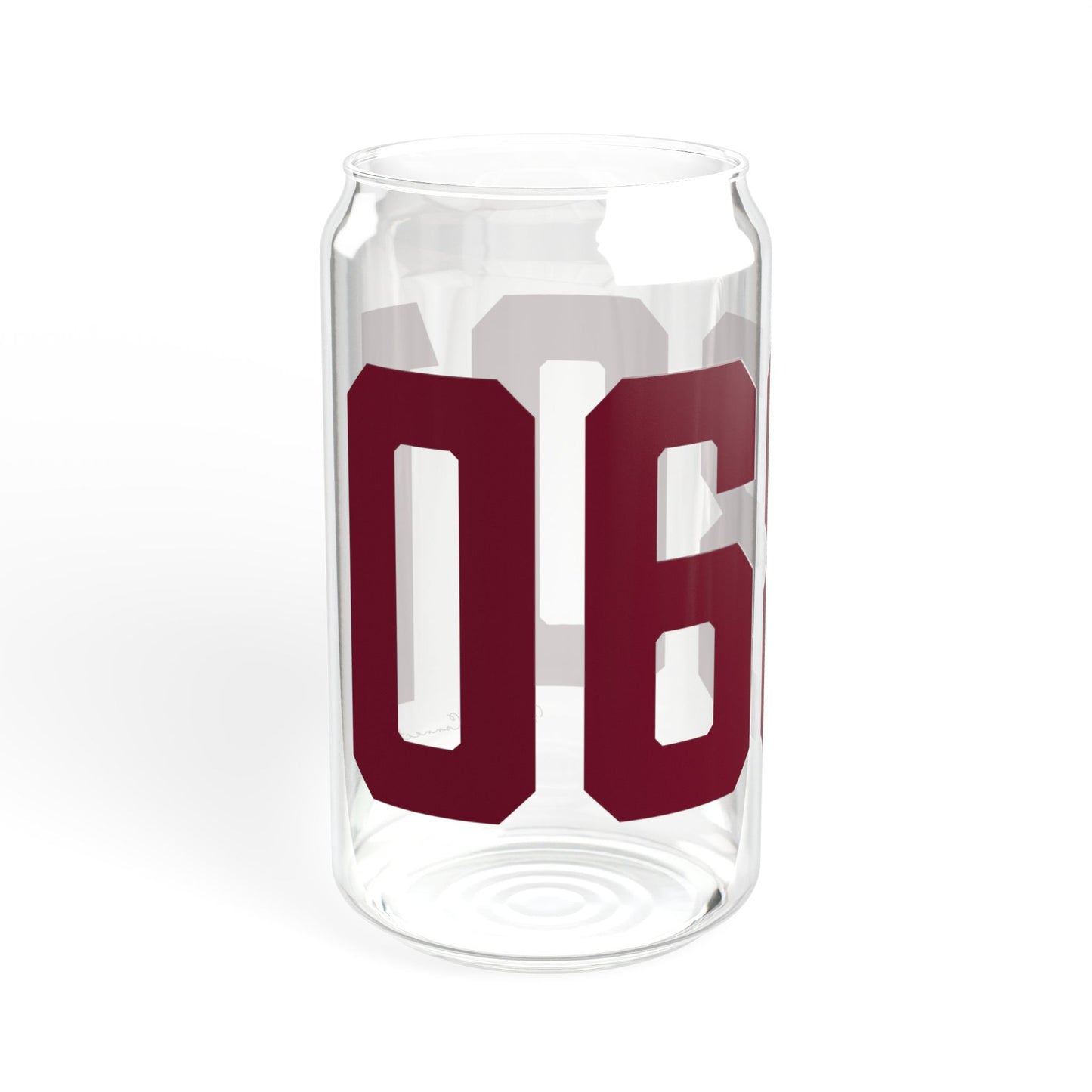 06801 Bethel Connecticut Zip Code Sipper Glass, 16oz