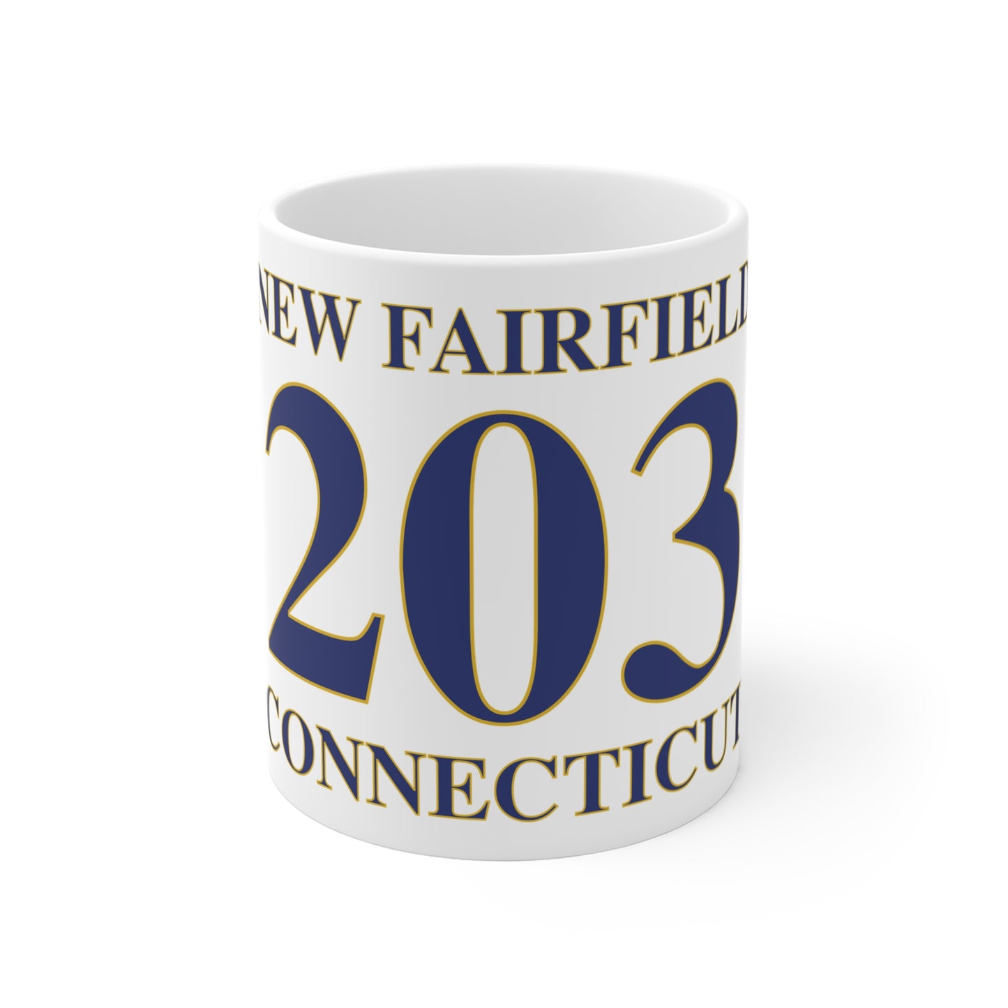 New Fairfield 203 Connecticut Mug 11oz