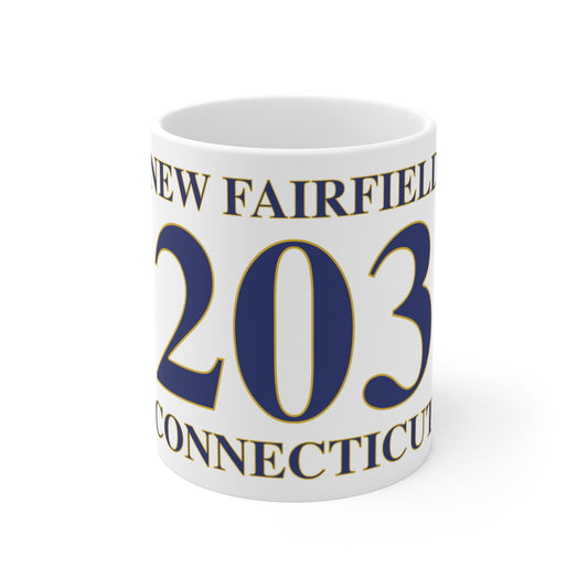 New Fairfield 203 Connecticut Mug 11oz