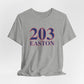 203 Easton Red White & Blue Unisex Jersey Short Sleeve T-Shirt