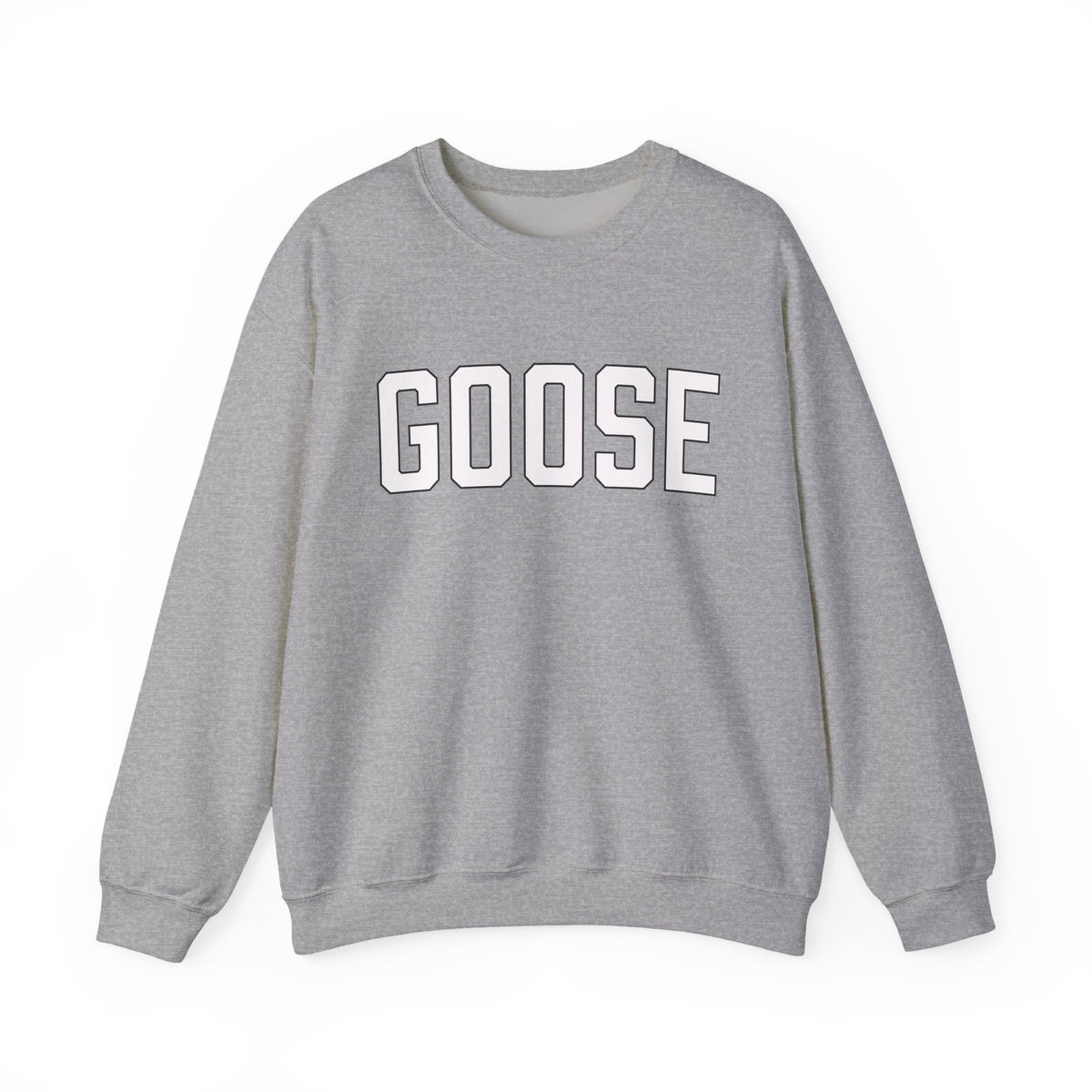 Goose Zip Code White & Black Unisex Heavy Blend™ Crewneck Sweatshirt