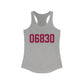06830 - Greenwich Connecticut Zip Code Women's Ideal Racerback Tank Top