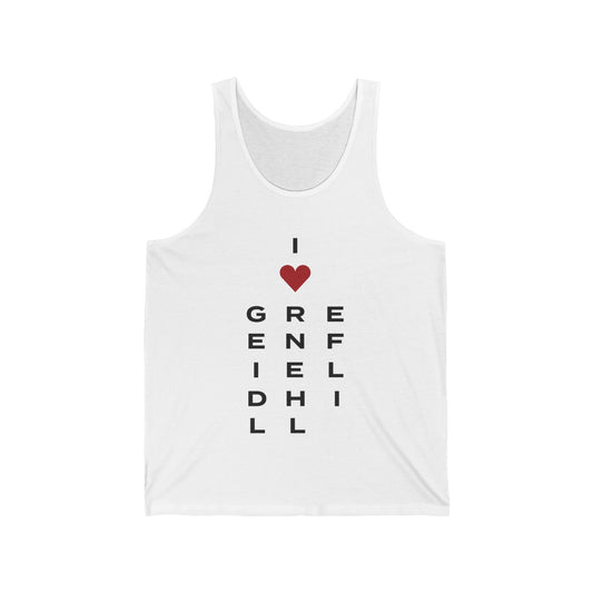 Greenfield Hill Vision Unisex Jersey Tank Top